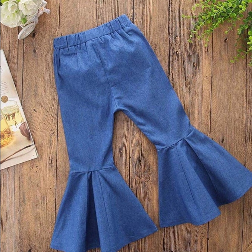 Girl Fashion Pants  Flare Denim Jeans Pants